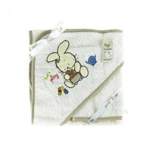 FANNY BUNNY (беж) Пол.Уголок Мочалка Мах. 80х80