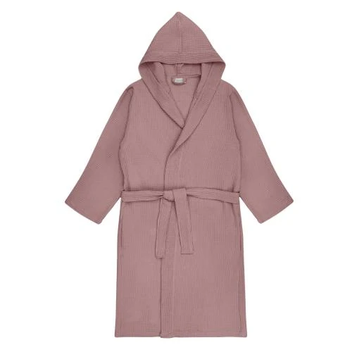 Naomi (марсала) XL (р.58-60) Халат вафельный с капюшоном