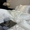 Одеяло шелковое Kingsilk Luxury 200*220 1,3 кг белое шелк в шелке