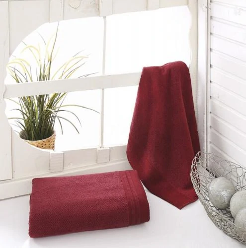 VENAR 70x140  (бордо) Пол. Махровое 1х6