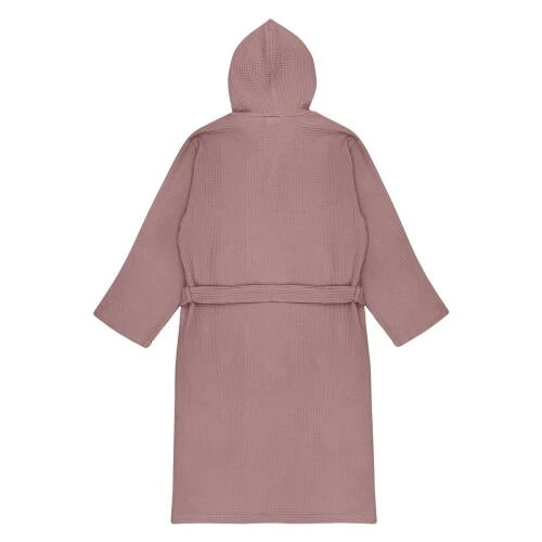 Naomi (марсала) XL (р.58-60) Халат вафельный с капюшоном