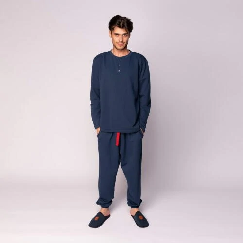 Дамиан (синяя) XL Пижама Мужская