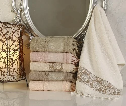 DAMASK KOZALI DRAY 70x140  (ассорти) Пол. Махровое 1х6