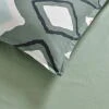 Пейтон (зеленый) КПБ сатин Евро 4н