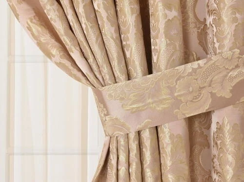Дельфина (розовая) Шторы 260х300 (2шт)